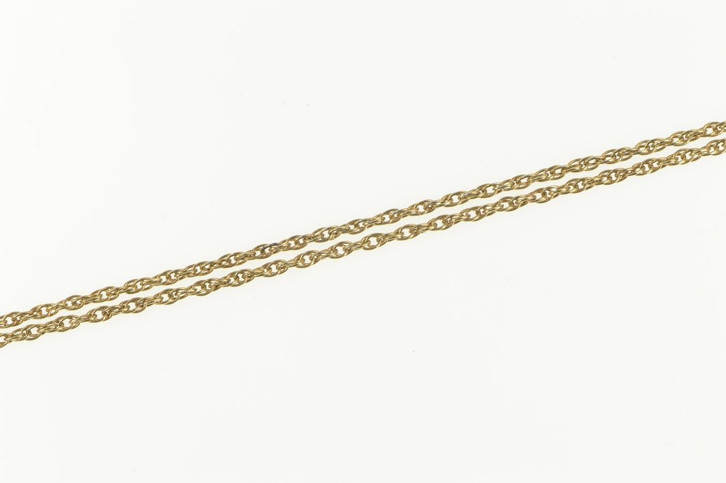 Sterling Silver 1.25mm Rope Chain Rolling Woven Link Necklace 18