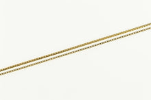 Load image into Gallery viewer, 14K 0.7mm Box Link Square Classic Chain Necklace 24&quot; Yellow Gold