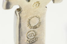 Load image into Gallery viewer, Sterling Silver Bloodstone Ornate Taxco Miguel Melendez Bracelet 7.25&quot;