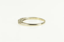 Load image into Gallery viewer, 14K 0.18 Ctw Baguette Diamond Wedding Band Ring White Gold