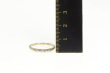 Load image into Gallery viewer, 14K 0.18 Ctw Baguette Diamond Wedding Band Ring White Gold