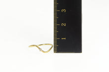 Load image into Gallery viewer, 14K Wavy Zig Zag Diamond Heart Beat Promise Ring Yellow Gold