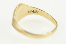 Load image into Gallery viewer, 10K J Victorian Engraved J Monogram Initial Baby Ring Yellow Gold