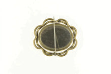 Load image into Gallery viewer, Gold Filled Victorian Mourning Photo Locket Fabric Case Pin/Brooch