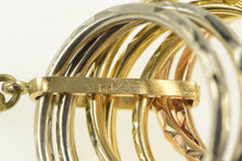Load image into Gallery viewer, 14K Tri Tone Stacked Multi-Band Fashion Statement Ring Yellow Gold