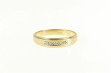 Load image into Gallery viewer, 14K 1940&#39;s Diamond Squared Men&#39;s Wedding Band Ring Yellow Gold