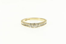 Load image into Gallery viewer, 10K Diamond Classic Three Stone Engagement Ring Yellow Gold