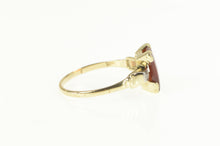 Load image into Gallery viewer, 14K Emerald Cut Carnelian Diamond Accent Ring Yellow Gold