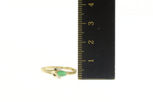 Load image into Gallery viewer, 10K Natural Emerald Marquise Diamond Accent Ring Yellow Gold