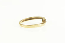 Load image into Gallery viewer, 10K Classic Diamond Bypass Statement Band Ring Yellow Gold