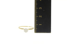 Load image into Gallery viewer, 14K Retro Diamond Cluster Promise Engagement Ring Yellow Gold