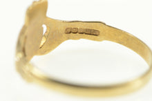 Load image into Gallery viewer, 9K Traditional Claddagh Celtic Irish Loyalty Ring Yellow Gold