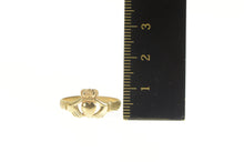 Load image into Gallery viewer, 9K Traditional Claddagh Celtic Irish Loyalty Ring Yellow Gold