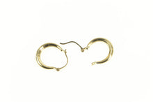 Load image into Gallery viewer, 10K Simple 15mm Classic Hollow Puffy Hoop Earrings Yellow Gold