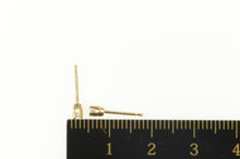 Load image into Gallery viewer, 14K Simple Classic Diamond Solitaire Stud Earrings Yellow Gold