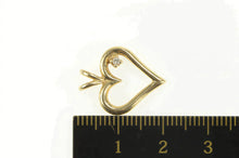 Load image into Gallery viewer, 14K Classic Diamond Accent Love Symbol Pendant Yellow Gold