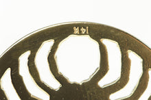 Load image into Gallery viewer, 14K Cancer Zodiac Star Sign Astrology Symbol Pendant Yellow Gold