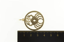 Load image into Gallery viewer, 14K Cancer Zodiac Star Sign Astrology Symbol Pendant Yellow Gold