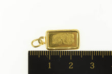 Load image into Gallery viewer, 10K Credit Suisse Lady Fortuna 1g .999 Bar Charm/Pendant Yellow Gold