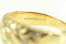 Load image into Gallery viewer, 14K 0.22 Ctw Diamond Woven Braid Statement Band Ring Yellow Gold