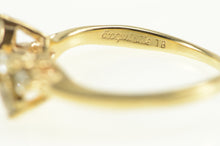 Load image into Gallery viewer, 14K Marquise Diamond Cluster Wedding Band Wrap Ring Yellow Gold