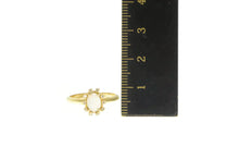 Load image into Gallery viewer, 14K Natural Opal Diamond Halo Classic Statement Ring Yellow Gold