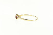 Load image into Gallery viewer, 10K Solitaire Classic Garnet January Birthstone Ring Yellow Gold