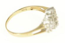 Load image into Gallery viewer, 10K 0.50 Ctw Diamond Statement Cluster Band Ring Yellow Gold