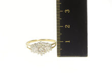 Load image into Gallery viewer, 10K 0.50 Ctw Diamond Statement Cluster Band Ring Yellow Gold