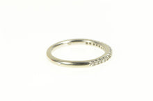 Load image into Gallery viewer, 14K Diamond Classic Simple Wedding Band Ring White Gold