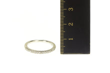 Load image into Gallery viewer, 14K Diamond Classic Simple Wedding Band Ring White Gold