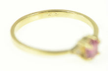 Load image into Gallery viewer, 14K Oval Ruby Diamond Accent Classic Statement Ring Yellow Gold