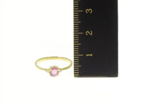Load image into Gallery viewer, 14K Oval Ruby Diamond Accent Classic Statement Ring Yellow Gold