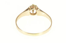 Load image into Gallery viewer, 14K Victorian Round Natural Opal Scroll Engraved Ring Yellow Gold