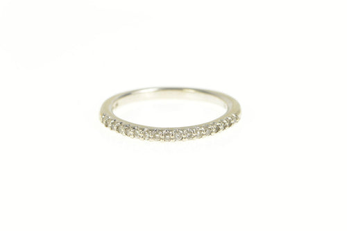 14K Classic Diamond Anniversary Wedding Band Ring White Gold