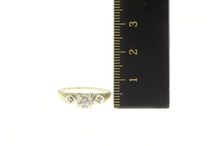 Load image into Gallery viewer, 14K 1950&#39;s Classic Diamond Three Stone Engagement Ring Yellow Gold