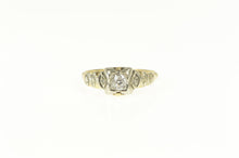 Load image into Gallery viewer, 10K Three Stone Diamond Classic Engagement Ring Yellow Gold