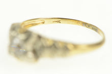 Load image into Gallery viewer, 10K Three Stone Diamond Classic Engagement Ring Yellow Gold