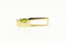 Load image into Gallery viewer, 14K 2.06 Ctw Peridot Diamond Accent Drop Pendant Yellow Gold