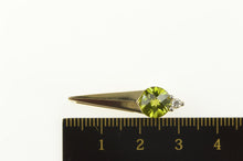 Load image into Gallery viewer, 14K 2.06 Ctw Peridot Diamond Accent Drop Pendant Yellow Gold