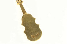 Load image into Gallery viewer, 18K 3D Violin Viola Cello Bass String Instrument Charm/Pendant Yellow Gold