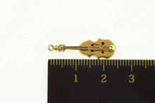 Load image into Gallery viewer, 18K 3D Violin Viola Cello Bass String Instrument Charm/Pendant Yellow Gold