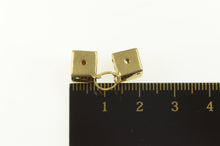 Load image into Gallery viewer, 14K 3D Dice Die Gambling Lucky Good Luck Charm/Pendant Yellow Gold