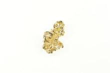 Load image into Gallery viewer, 14K Diamond Raw Cluster Nugget Statement Pendant Yellow Gold