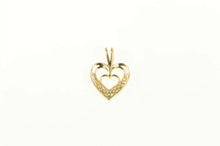 Load image into Gallery viewer, 14K Diamond Heart Love Symbol Classic Pendant Yellow Gold