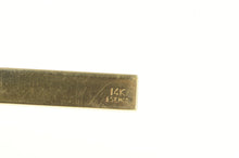 Load image into Gallery viewer, 14K Art Deco Diamond Scroll Engraved Cross Pendant Yellow Gold