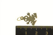Load image into Gallery viewer, 14K Stylized Frog Cut Out Toad Animal Charm/Pendant Yellow Gold