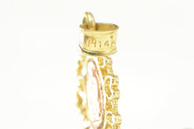 Load image into Gallery viewer, 14K Two Tone Virgin Mother Mary Christian Pendant Yellow Gold