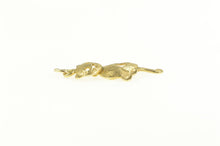 Load image into Gallery viewer, 14K Articulated Cat Kitty Kitten Wagging Tail Charm/Pendant Yellow Gold