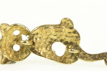 Load image into Gallery viewer, 14K Articulated Cat Kitty Kitten Wagging Tail Charm/Pendant Yellow Gold